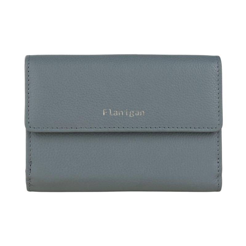 FLANIGAN - Damenbörse Luise Blau Blau von FLANIGAN