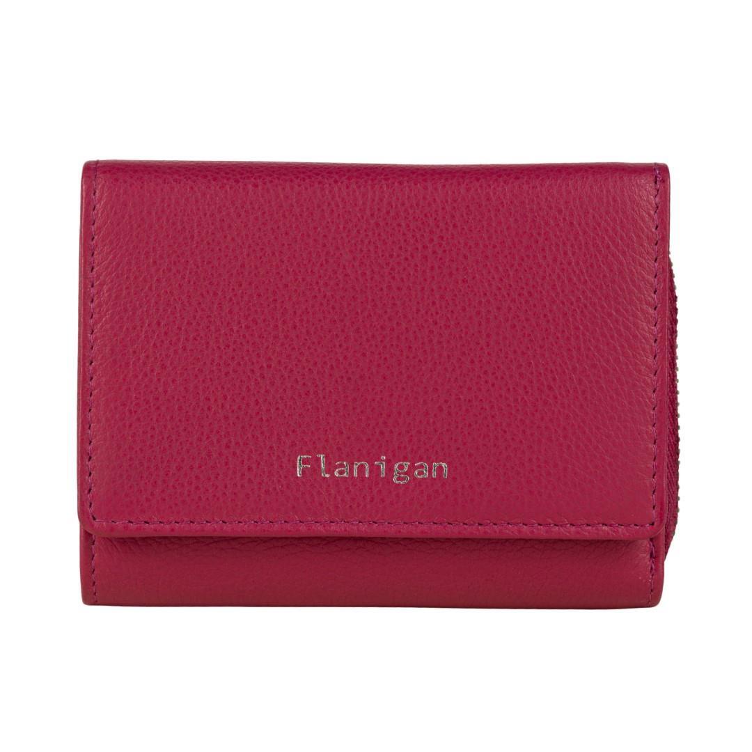 FLANIGAN - Damenbörse Luise Pink Pink von FLANIGAN