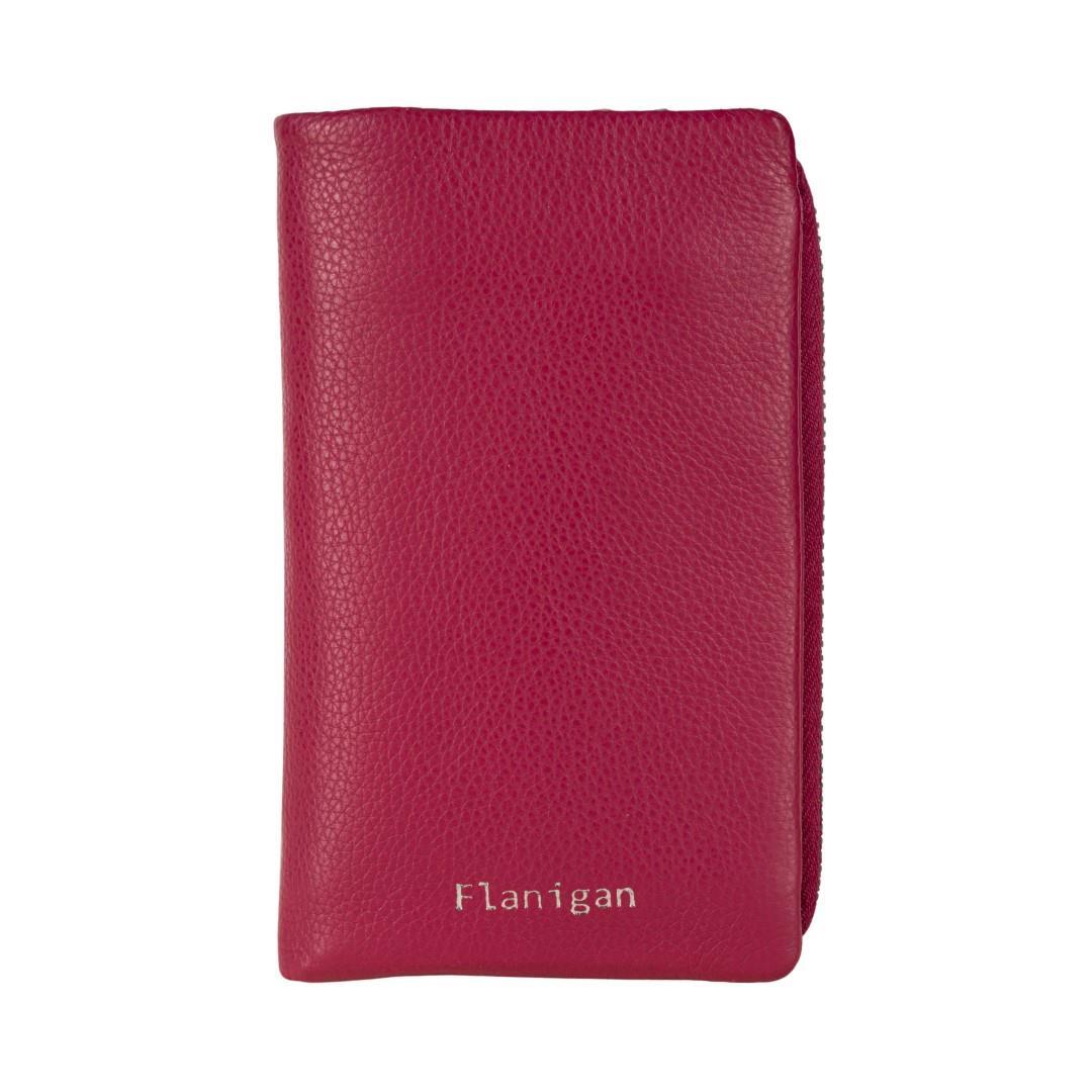 FLANIGAN - Damenbörse Luise Pink Pink von FLANIGAN