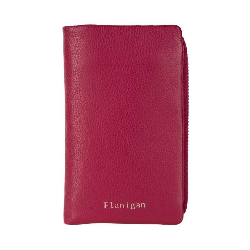 FLANIGAN - Damenbörse Luise Pink Pink von FLANIGAN