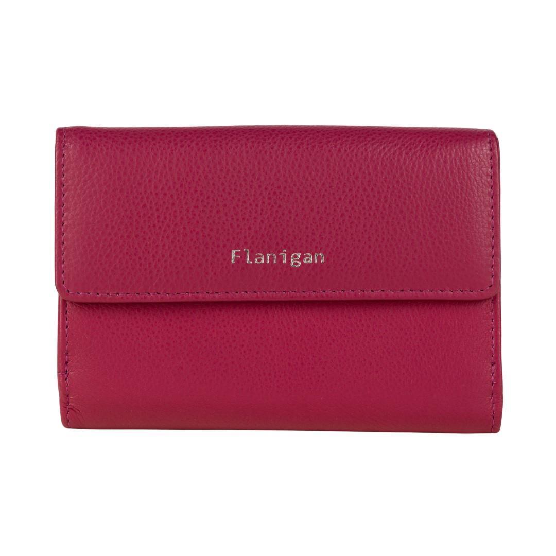 FLANIGAN - Damenbörse Luise Pink Pink von FLANIGAN