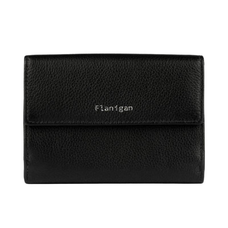 FLANIGAN - Damenbörse Luise Schwarz Schwarz von FLANIGAN