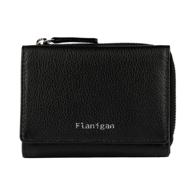 FLANIGAN - Damenbörse Luise Schwarz Schwarz von FLANIGAN