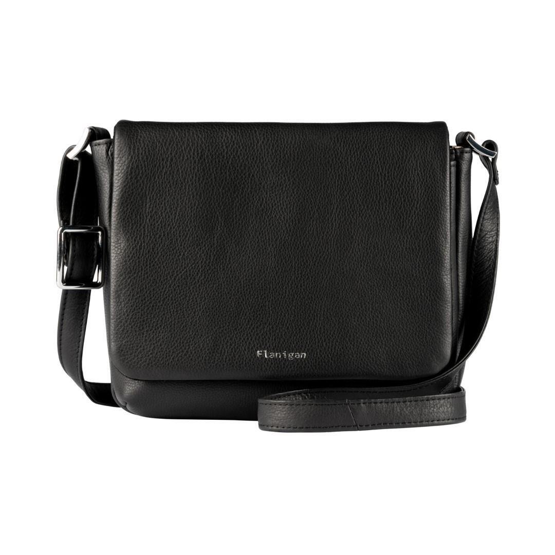 FLANIGAN - LUGANO Handtasche Schwarz Schwarz von FLANIGAN