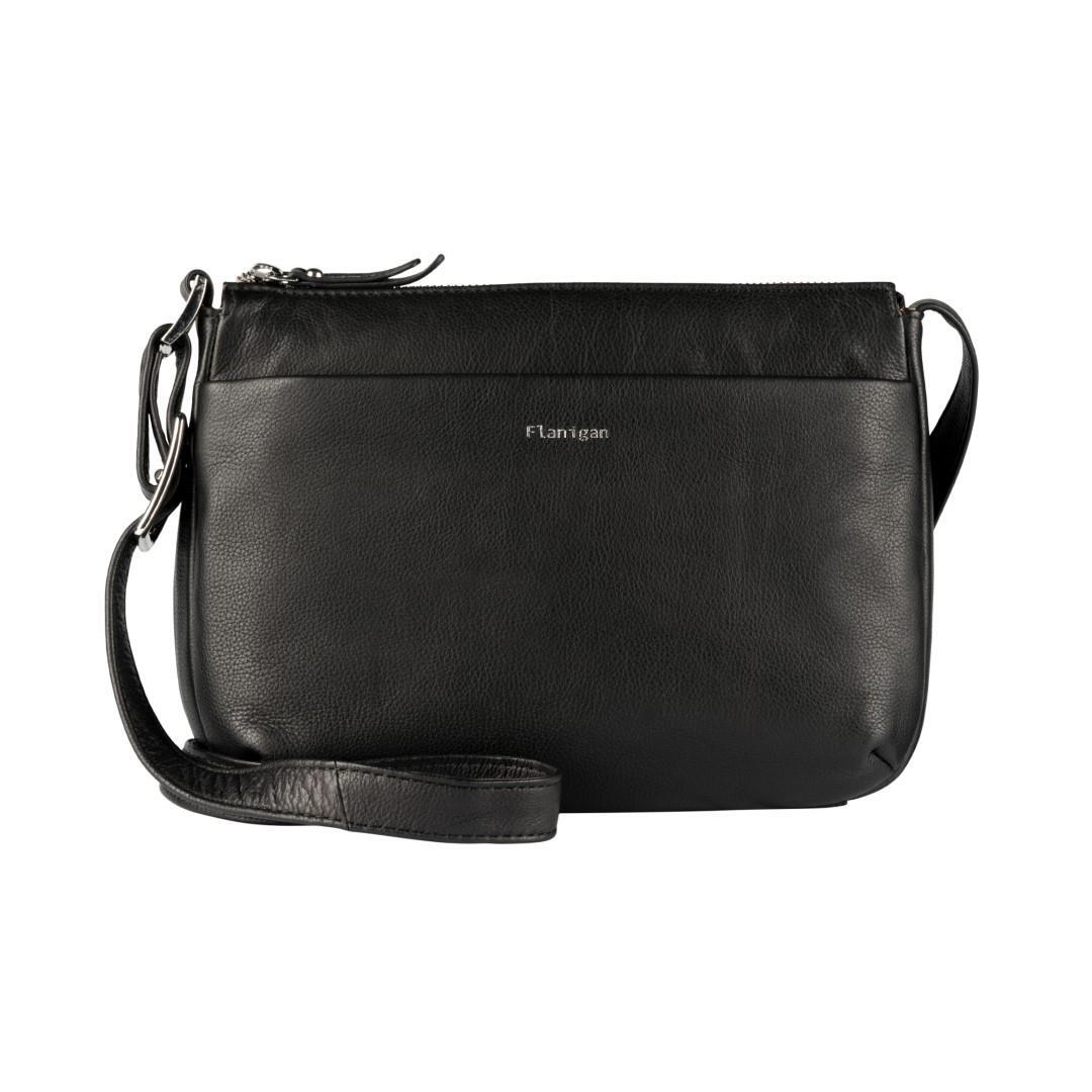 FLANIGAN - LUGANO Handtasche Schwarz Schwarz von FLANIGAN