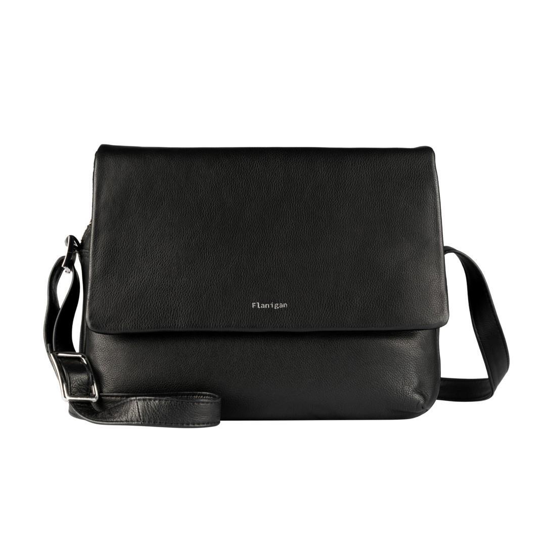 FLANIGAN - LUGANO Handtasche Schwarz Schwarz von FLANIGAN