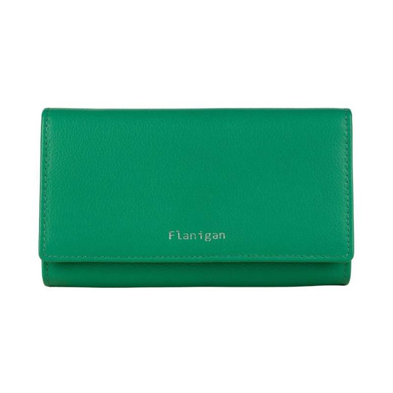 FLANIGAN - Langbörse Luise Grün Grün von FLANIGAN