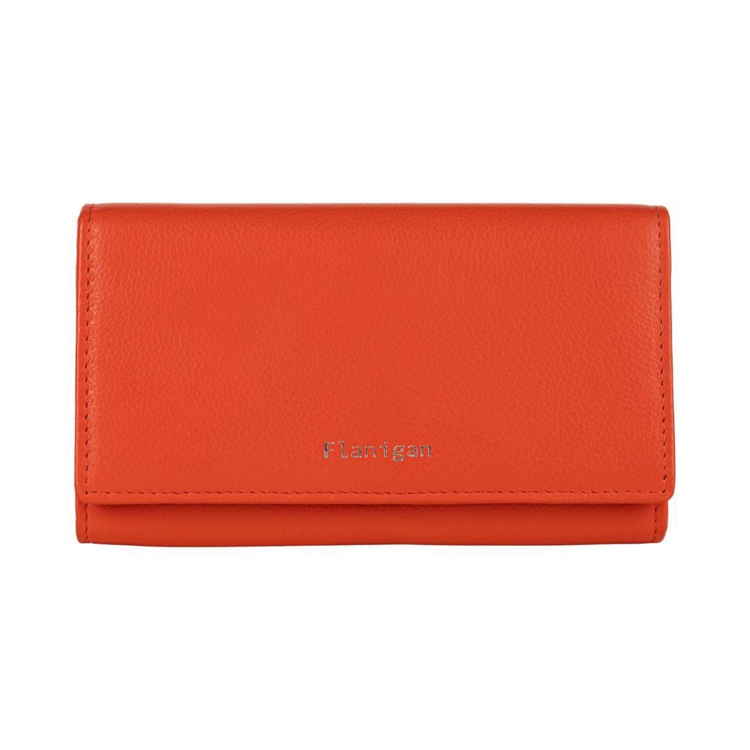FLANIGAN - Langbörse Luise Orange Zitrone von FLANIGAN