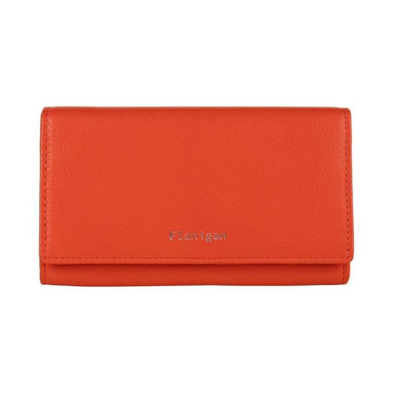 FLANIGAN - Langbörse Luise Orange Zitrone von FLANIGAN