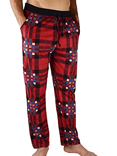 FLASHPIJAMAS Herren-Pyjamahose aus Flanell, sehr dünn und warm, mit Karomuster. Modell Edimburgo von FLASHPIJAMAS