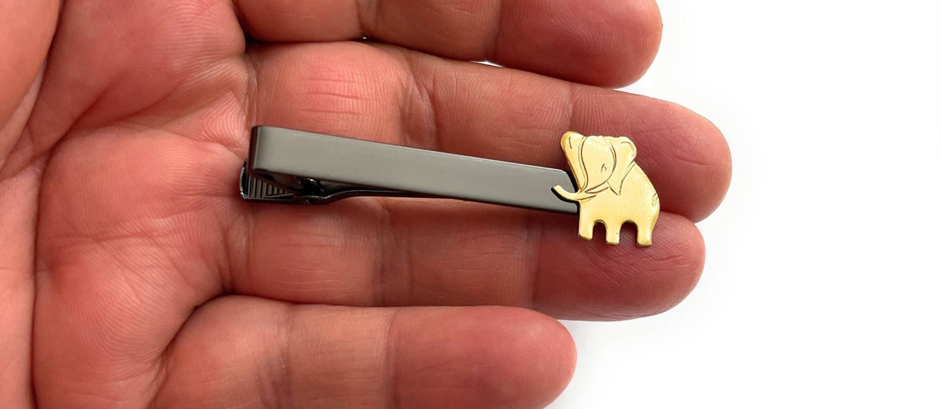 Elefant Krawattenklammer Tie Bar/P101 von FLEAMARKETCAVE2