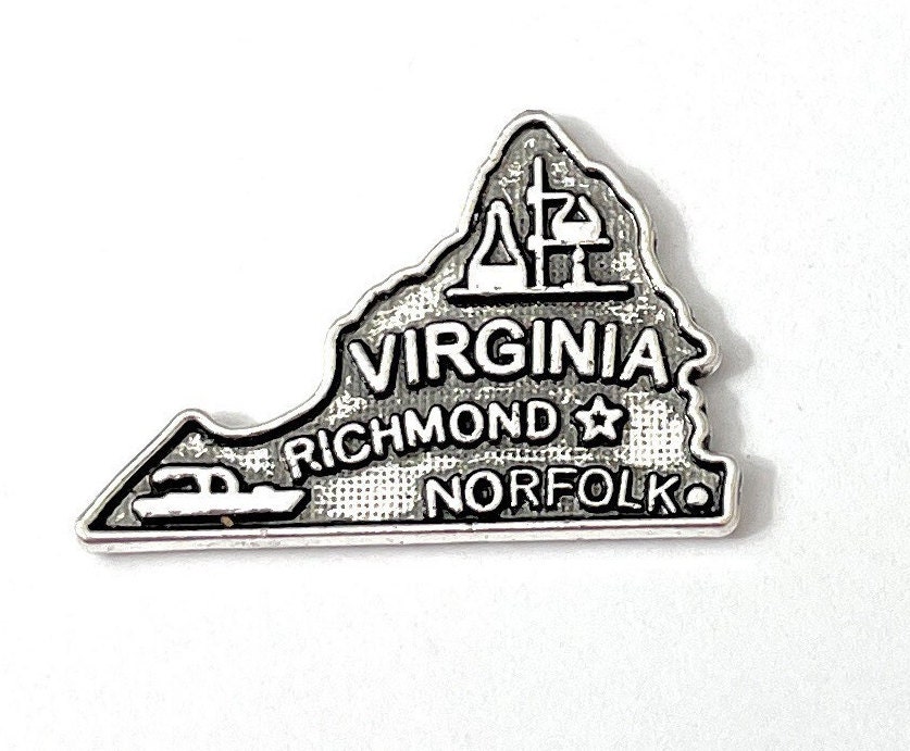 Erstaunliche Details Virginia State Anstecknadel Tack Pin/Us1 von FLEAMARKETCAVE2