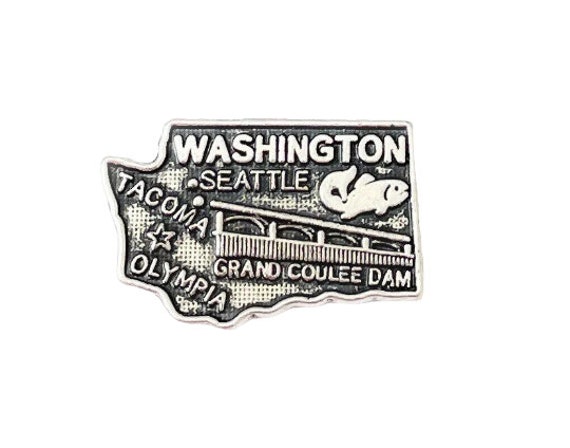 Erstaunliche Details Washington State Revers Pin Anstecknadel/Us1 von FLEAMARKETCAVE2