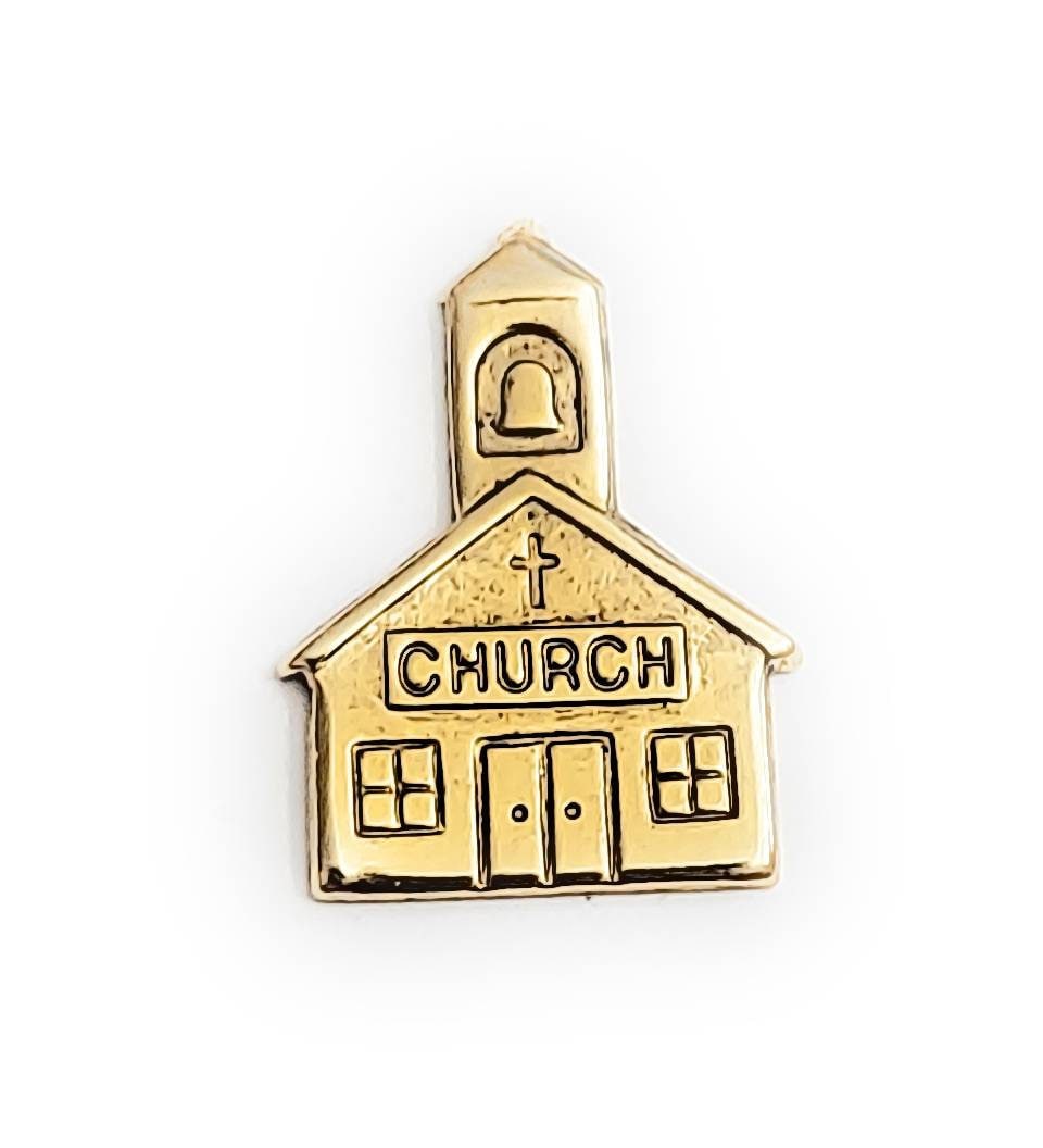 Kirche Anstecknadel/P45 Kirche Anstecknadel/P45 von FLEAMARKETCAVE2