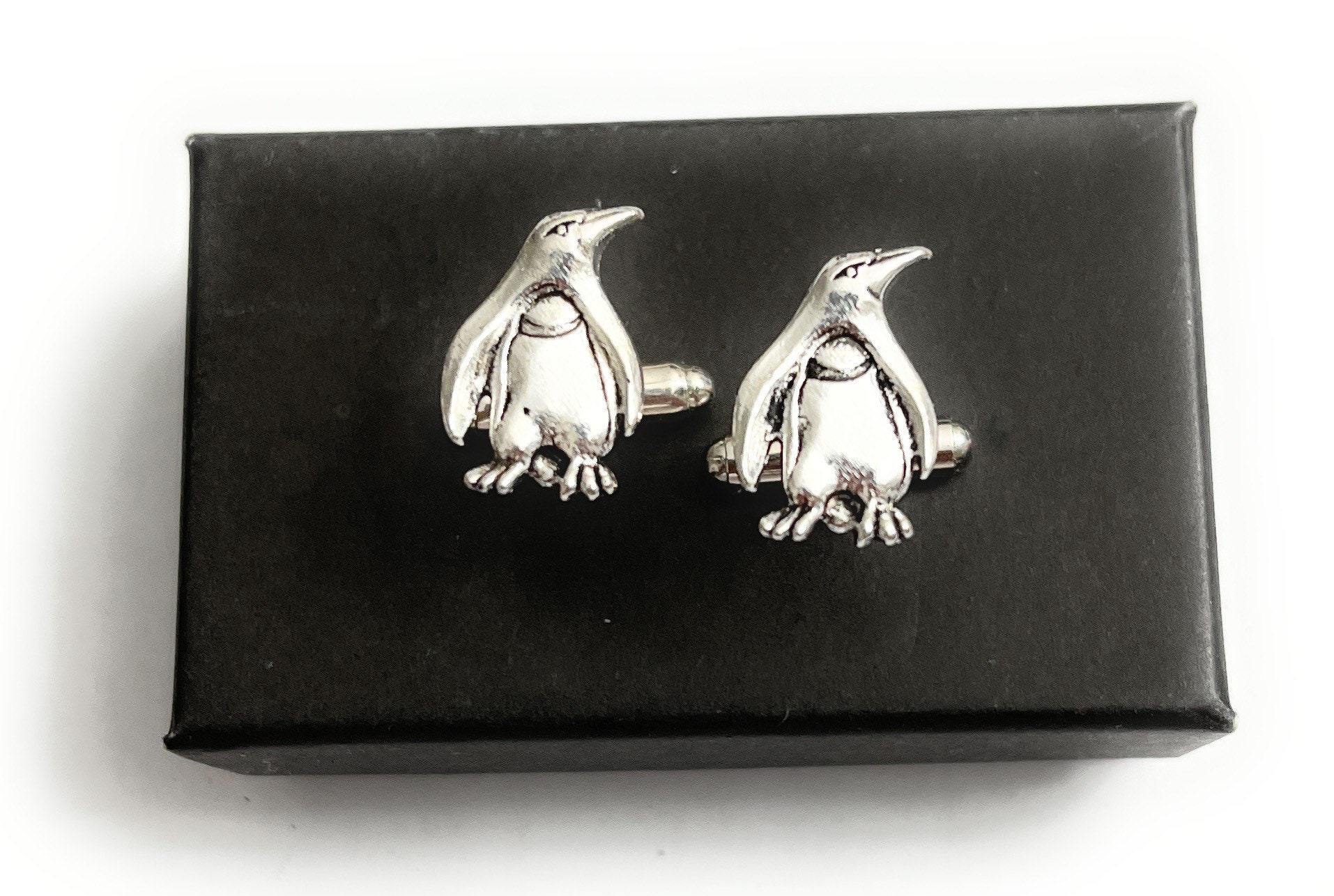 Pinguin Manschettenknöpfe /Us1 von FLEAMARKETCAVE2