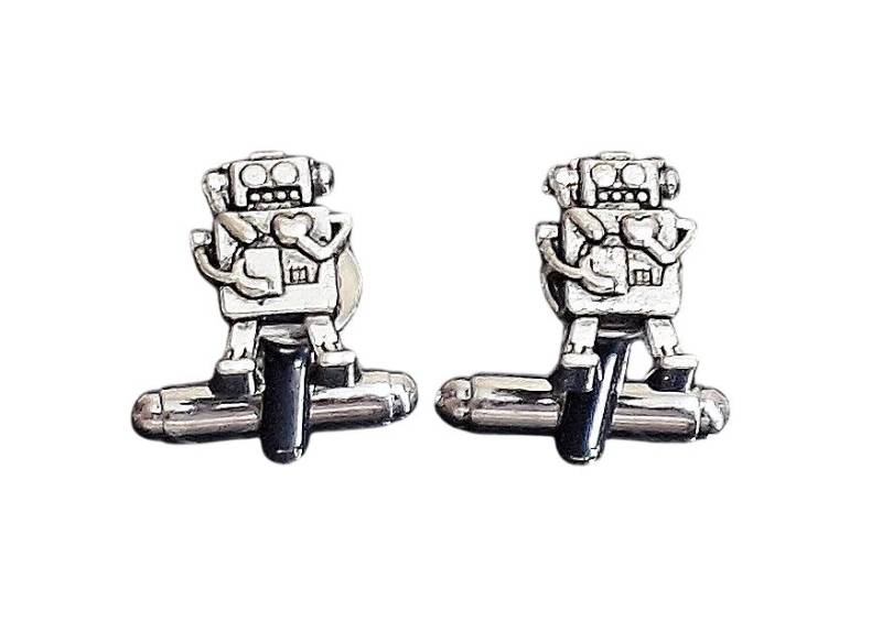 Roboter Manschettenknöpfe /P01 von FLEAMARKETCAVE2