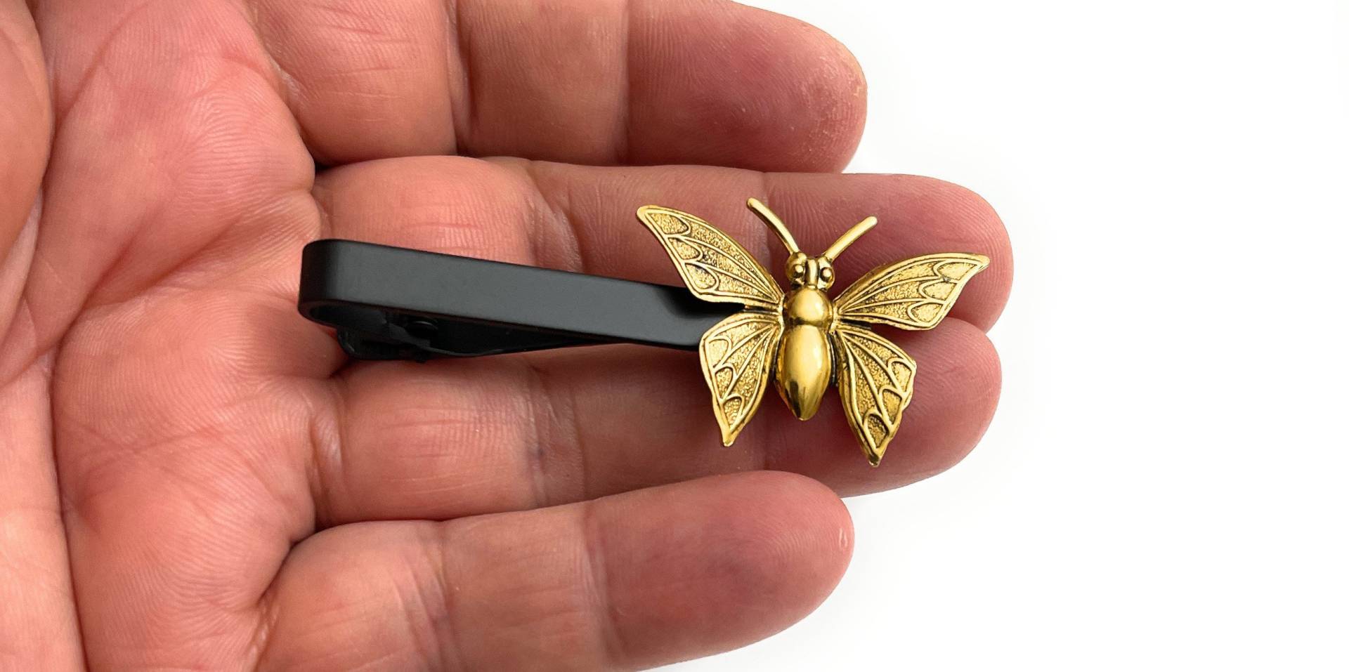 Schmetterling Krawattenklammer Tie Bar/P46 von FLEAMARKETCAVE2