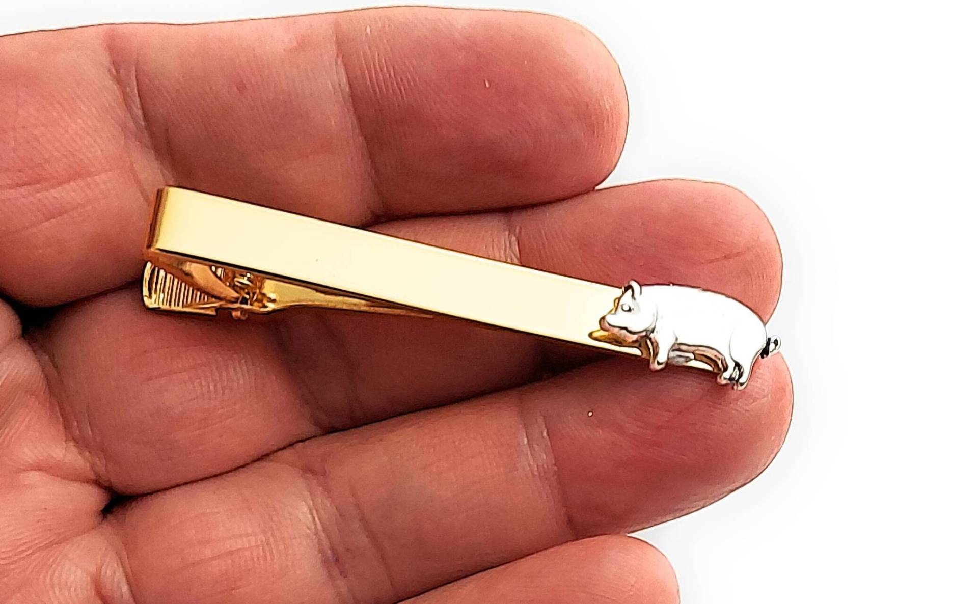 Schwein Krawattenklammer Tie Bar/Us1 von FLEAMARKETCAVE2