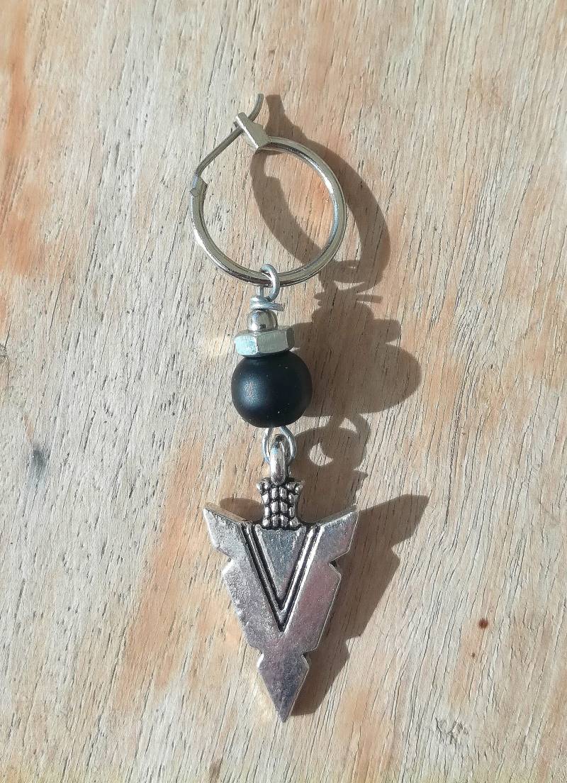 Spear Schwarzer Onyx Ohrhänger von FLESHnBONES