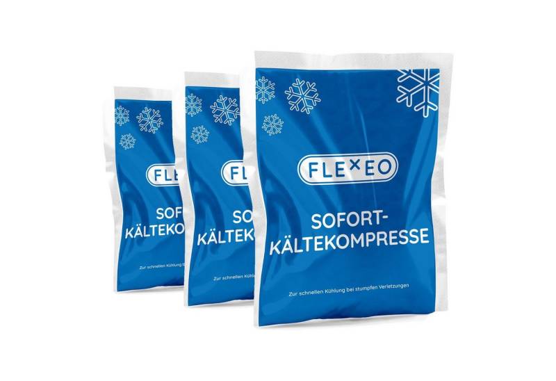FLEXEO Kalt-Warm-Kompresse, 50-tlg., Sofort-Kältekompresse klein, 8cm x 13cm FLEXEO Kalt-Warm-Kompresse, 50-tlg., Sofort-Kältekompresse klein, 8cm x 13cm von FLEXEO