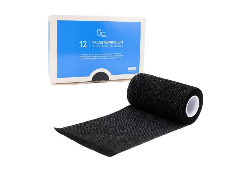 FLEXEO Wundpflaster Pflasterrollen (12 St), Selbstklebender Verband, 12er Pack von FLEXEO
