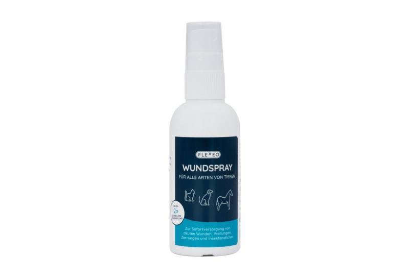 FLEXEO Wundpflaster Wundspray für Tiere (1 St), Wundreinigung Spray 75 ml von FLEXEO