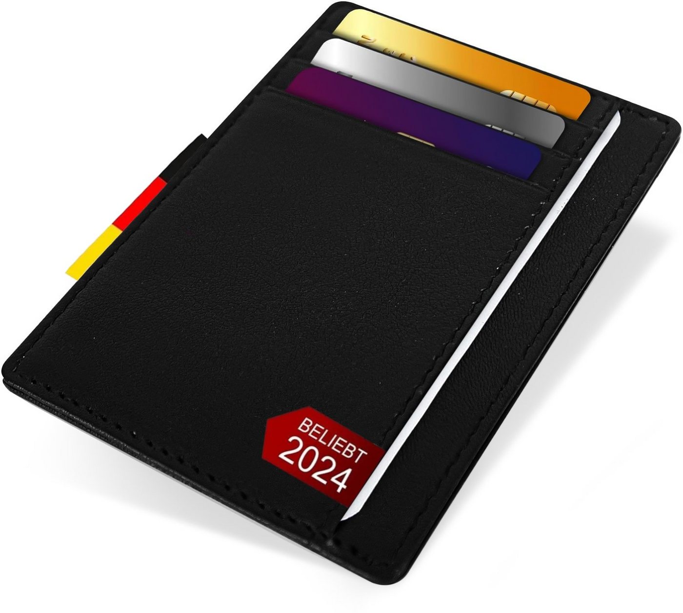 FLEXIBILITE Mini Geldbörse Kartenetui Mini Geldbörse RFID EC Karten und Geldscheine Portemonnaie, RFID SCHUTZ von FLEXIBILITE