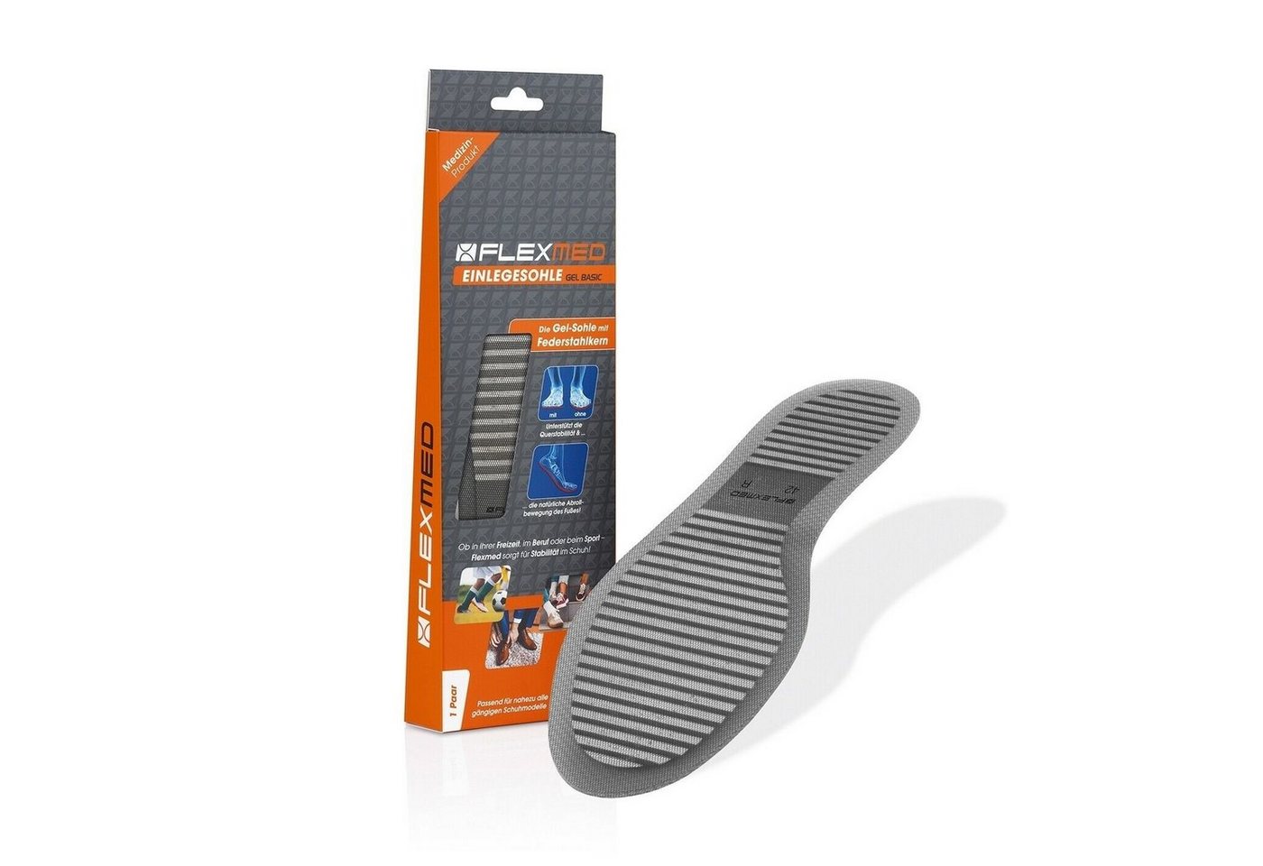 FLEXMED Einlegesohlen GEL Gel 48, FLEX MED Schuheinlagen Gelsohle FLEXMED Einlegesohlen GEL Gel 48, FLEX MED Schuheinlagen Gelsohle von FLEXMED