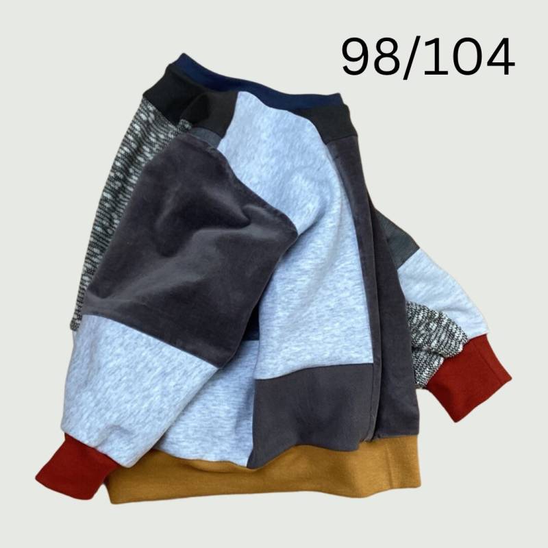 Upcycling Patchworkpullover Für Kinder von FLICKWEAR