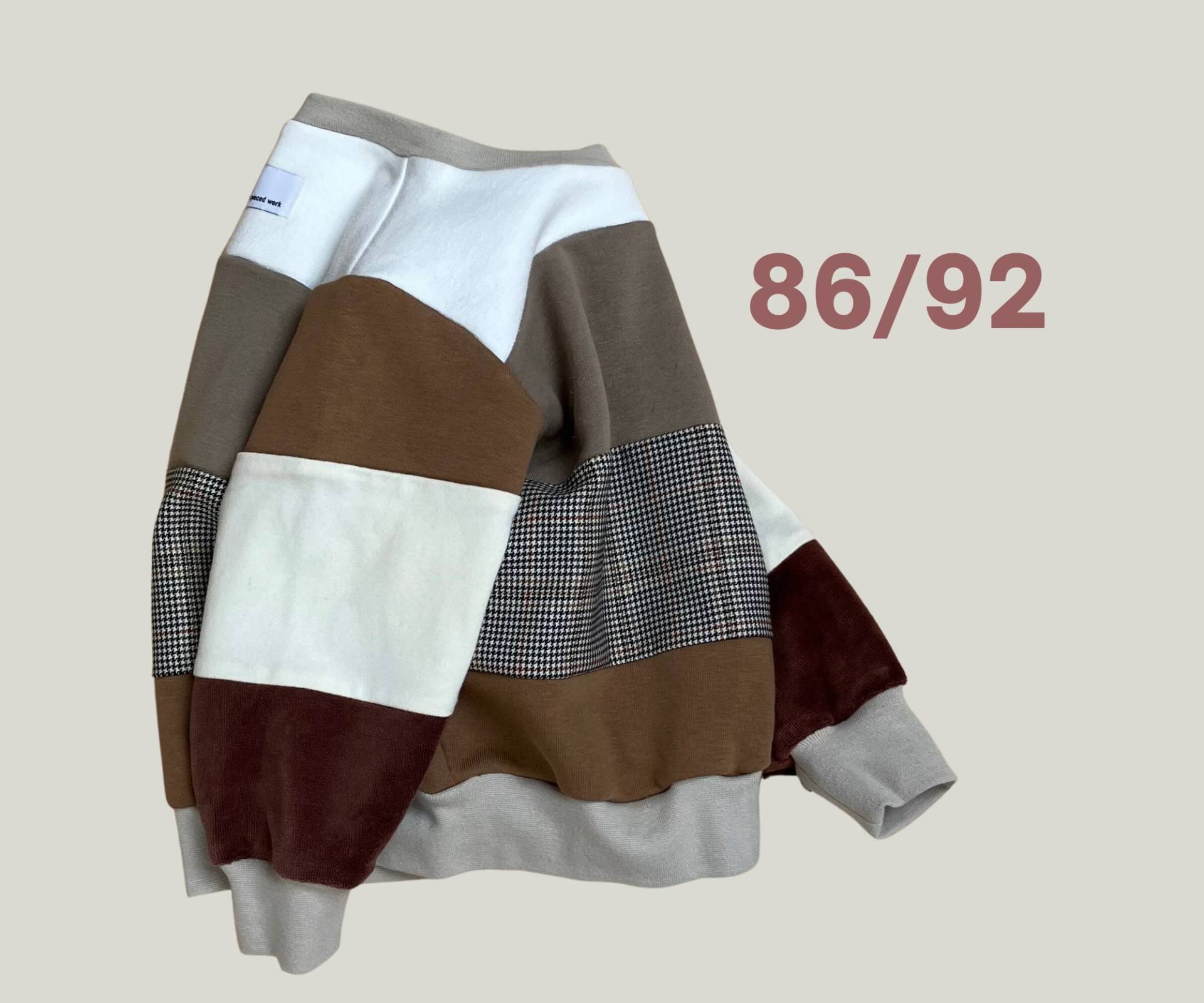 Upcycling Patchworkpullover Für Kinder von FLICKWEAR