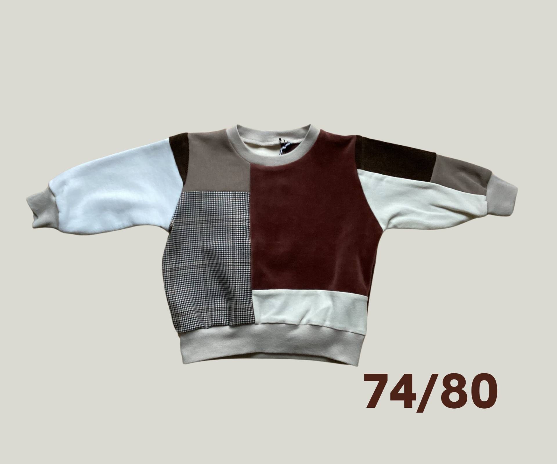 Upcycling Patchworkpullover Für Kinder von FLICKWEAR