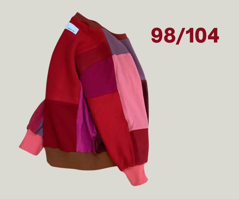 Upcycling Patchworkpullover Für Kinder von FLICKWEAR