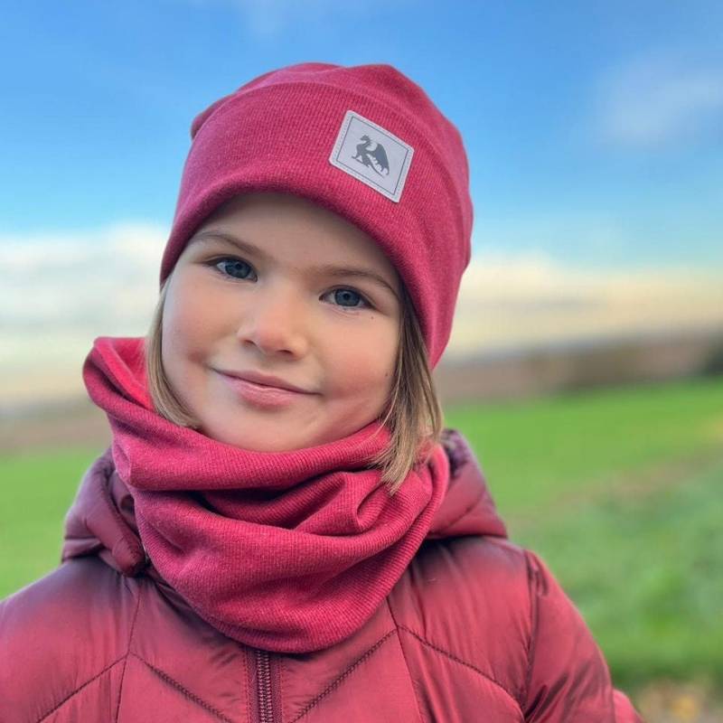Winter Loopschal | Gefüttert Warm Baby Kinder Schlauchschal Geschenk Geburt Weihnachten Nikolaus Rippstrick & Fleece von FLIEPI