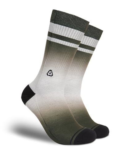 FLINCK Double Dip-Army Sportsocken – Nahtlos & Atmungsaktiv | Für Radfahren & Fitness | Unisex | Größe 42-44 (L) | 1 Paar von FLINCK