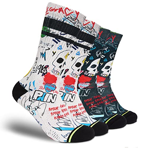 FLINCK Socken 2-pack Pain Cave - Crossfit-Socken, Laufsocken, Fitness-Socken, Fahrradsocken mit nahtlosem Zehenverschluss 36-38 von FLINCK