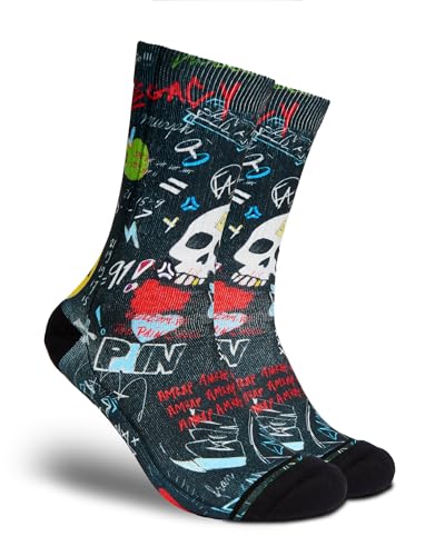 FLINCK Dark PainCave Sportsocken – Nahtlos & Atmungsaktiv | Für Fitness & Radfahren | Unisex | Größe 39-41 (M) | 1 Paar von FLINCK