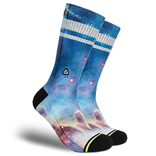 FLINCK Socken Nebula 1 Paar - Crossfit-Socken, Laufsocken, Fitness-Socken, Fahrradsocken mit nahtlosem Zehenverschluss 42-44 von FLINCK