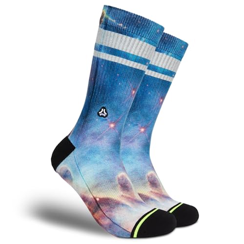 FLINCK Socken Nebula - Crossfit-Socken, Laufsocken, Fitness-Socken, Fahrradsocken mit nahtlosem Zehenverschluss 45-48 von FLINCK