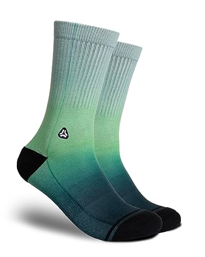 FLINCK Socken Rusty Green - Crossfit-Socken, Laufsocken, Fitness-Socken, Fahrradsocken mit nahtlosem Zehenverschluss (42-44) von FLINCK