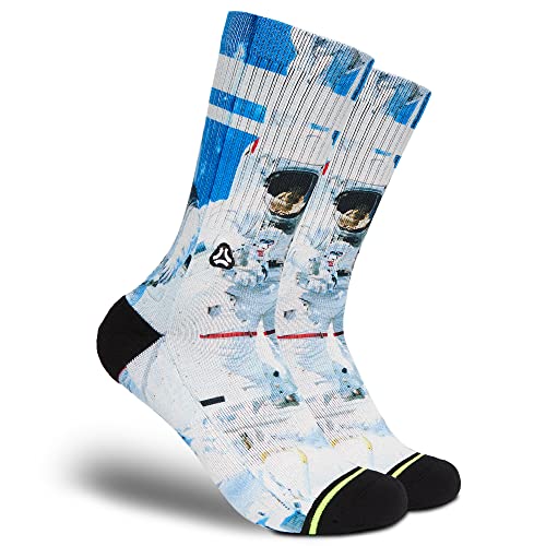 FLINCK Socken Spacewalker - Crossfit-Socken, Laufsocken, Fitness-Socken, Fahrradsocken mit nahtlosem Zehenverschluss 42-44 von FLINCK