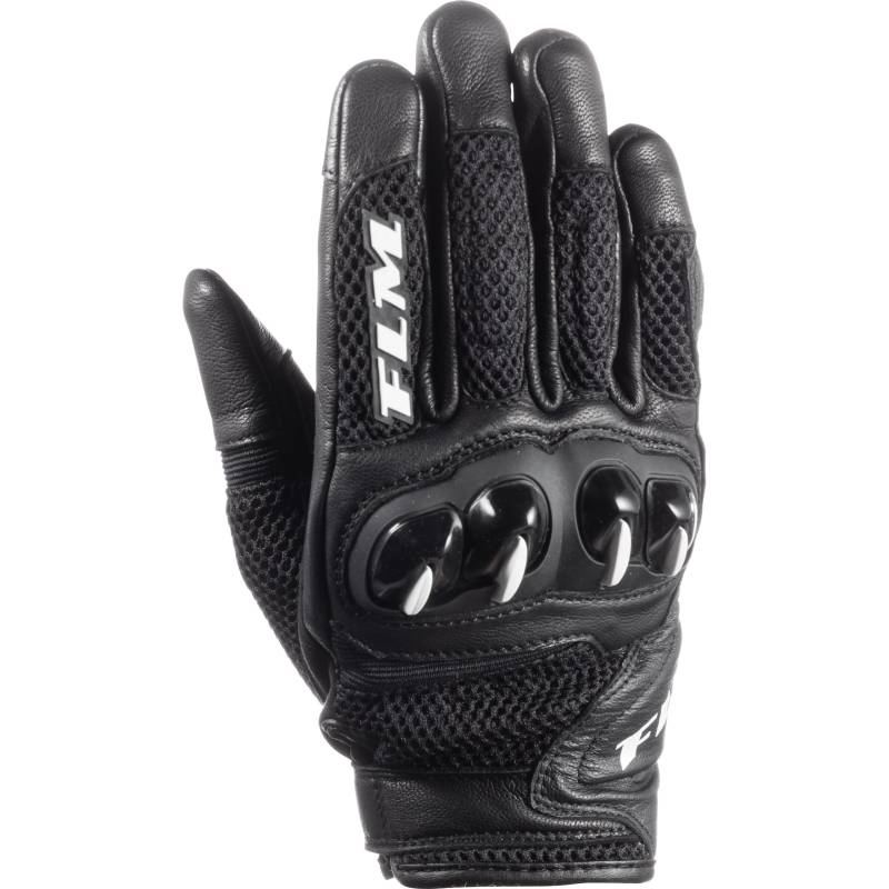 FLM FLM Misano Air Damen Leder/Textilhandschuh kurz schwarz 6 Damenschwarz6 - Motorradbekleidung - Motorradhandschuhe von FLM