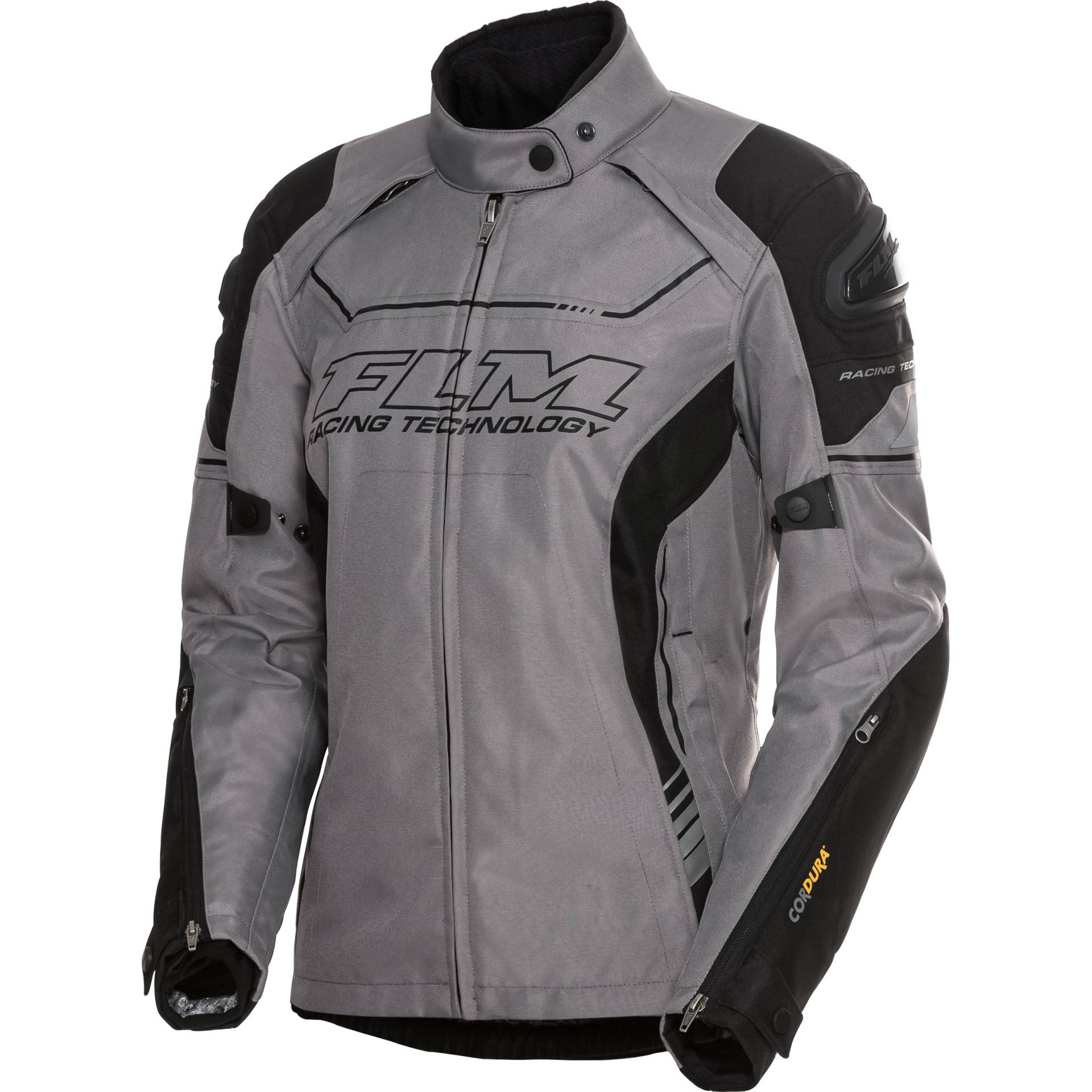 FLM FLM Octane Damen Textiljacke grau L DamenschwarzL - Motorradbekleidung - Motorradjacken von FLM