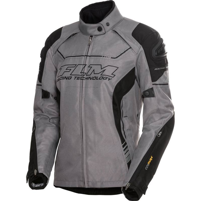 FLM FLM Octane Damen Textiljacke grau L DamenschwarzL - Motorradbekleidung - Motorradjacken von FLM