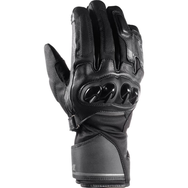 FLM FLM Torque WP Damen Leder/Textilhandschuh lang schwarz 7 Damenschwarz7 - Motorradbekleidung - Motorradhandschuhe von FLM