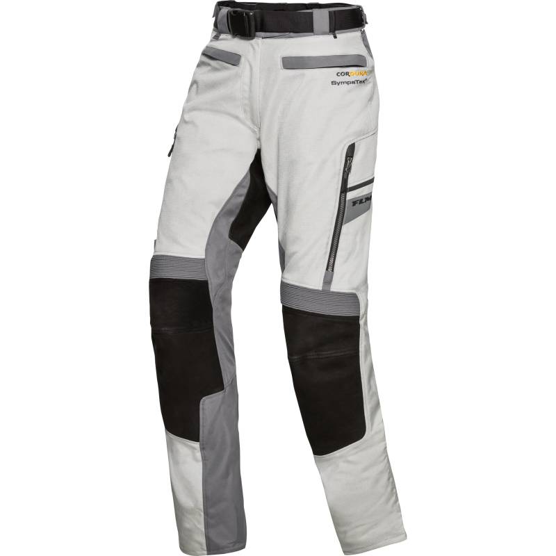 FLM FLM Touren Damen Leder-Textilhose 4.0 grau/schwarz L DamengrauL - Motorradbekleidung - Motorradhosen von FLM