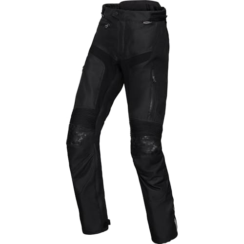 FLM Grip WP Damen Textilhose - Wasserdicht Winddicht Atmungsaktiv - Clime-Max Membran - Schutzklasse AA - Schwarz von FLM