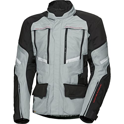 FLM Motorradjacke mit Protektoren Motorrad Jacke Reise Textiljacke 2.0 grau/schwarz XXL, Herren, Enduro/Reiseenduro, Ganzjährig von FLM