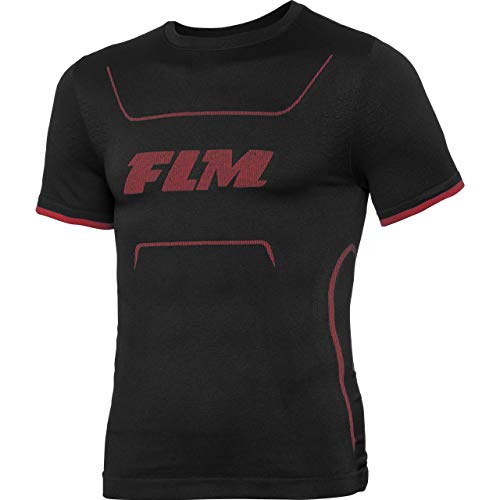 FLM T-Shirt, Funktionsshirt, Funktionsunterwäsche Sports Funktionsshirt Pro Kurzarm 1.0 schwarz XXL, Herren, Multipurpose, Ganzjährig, Textil von FLM