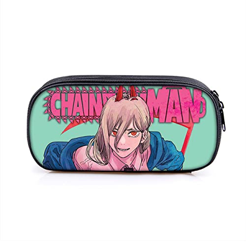 FLOATING Chains-aw Man Anime Federmäppchen, Pencil Bag Doppelte Schichten, für Die Schule Home Office Supplies, für Schüler/Teenager-20 * 10 * 5cm||Multicolor 10 von FLOATING