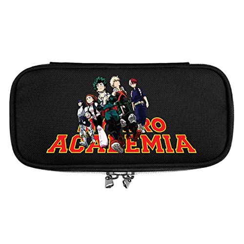 FLOATING My He-ro Academ-ia Pencil Bag, Portable Anime Pencil Bags, Double Layers Pencil Case for Kids-1 Piece||Multicolor 1 von FLOATING